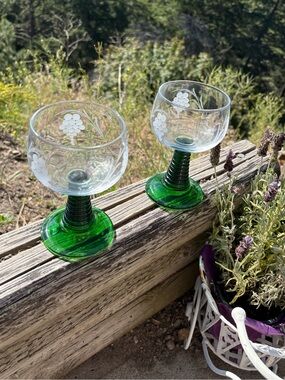 Two Bockling Whine Glass From Germany